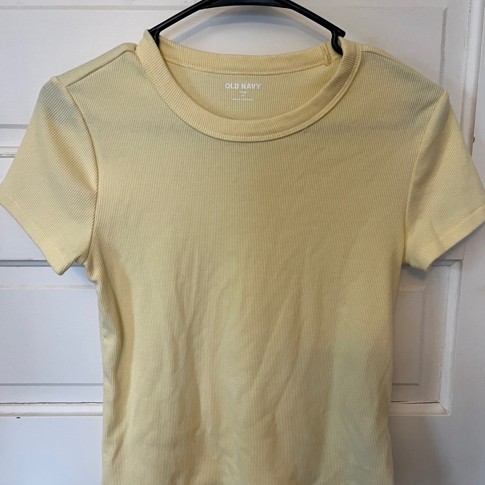 Old Navy Tan Ribbed Top